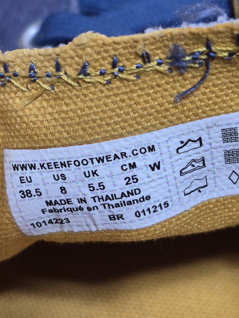 KEEN Women's Coronado Blue Canvas Casual Sneaker, Size US 8 - Picture 12 of 16